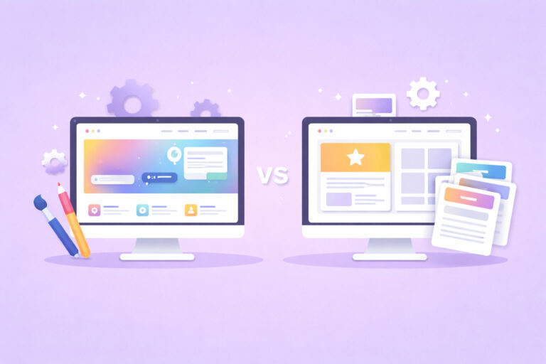 Custom Website vs Template Website in 2026: What Is Worth It?